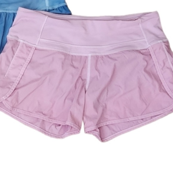 NWOT Lululemon custom tie dye shorts. Pink. Size 4. New. - Picture 7 of 8